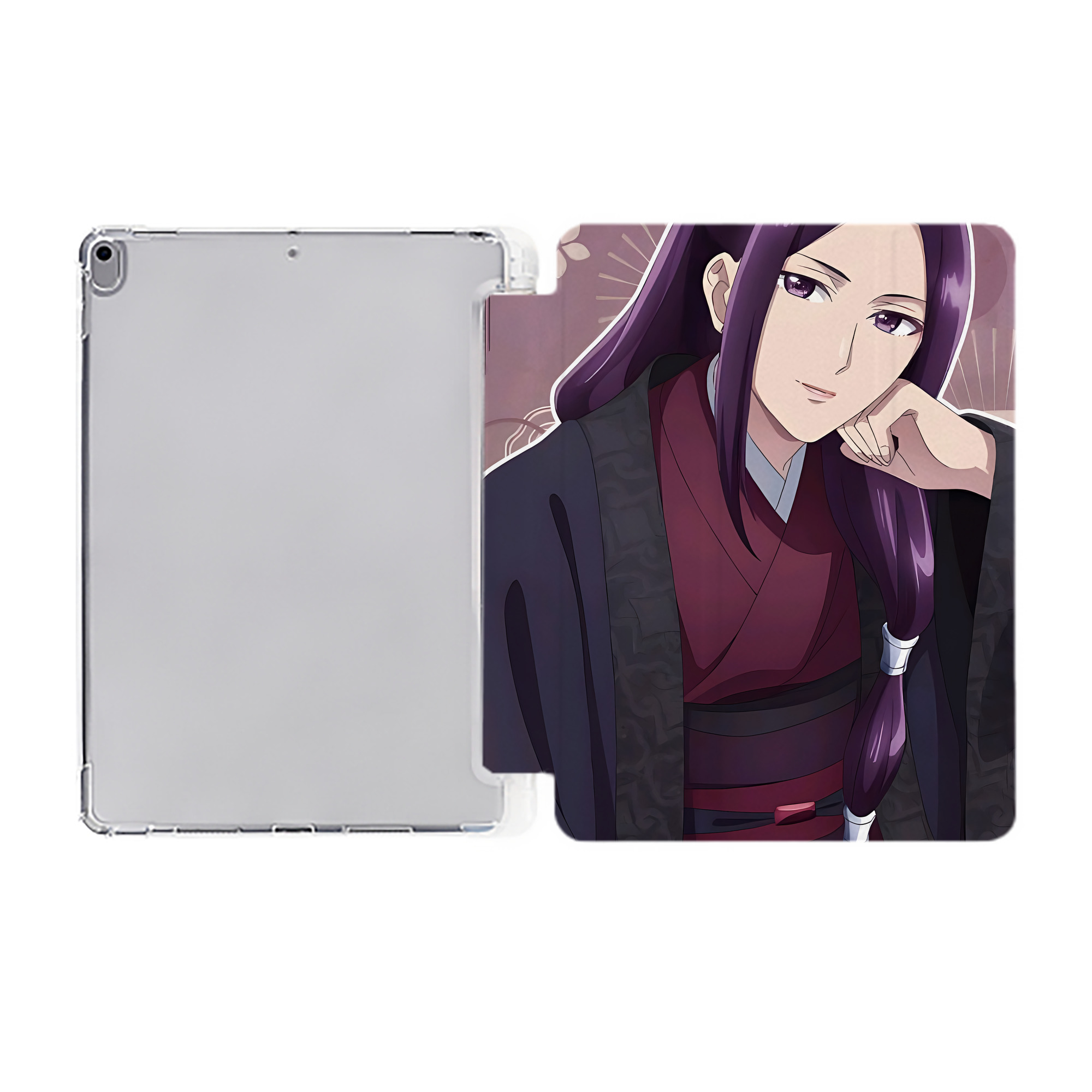 （画像用） 薬屋のひとりごと The Apothecary Diaries IPad ケース ペン収納付き 三つ折りスタンド PUレザー×シリコン 対応機種9.5/10.5/10.9インチ